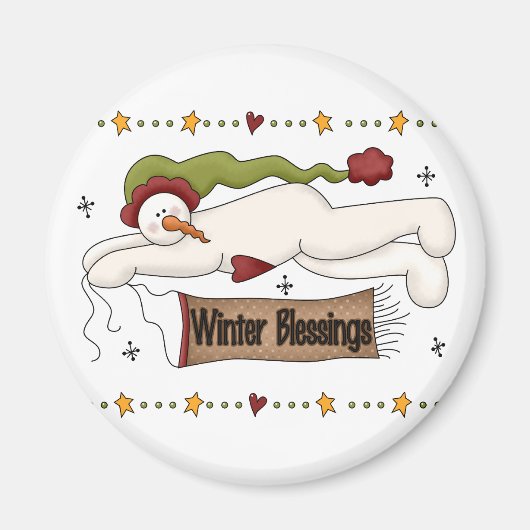 Wintersegmente - Hemden und Geschenke Magnet (Vorne)