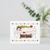 Wintersegmente - Hemden und Geschenke Postkarte (Stehend Vorderseite)