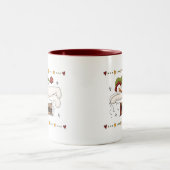Wintersegmente - Hemden und Geschenke Zweifarbige Tasse (Mittel)