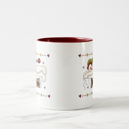 Wintersegmente - Hemden und Geschenke Zweifarbige Tasse (Mittel)