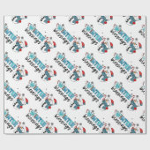 Wintersegmente individuell anpassen geschenkpapier (Flach)