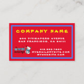 Wintersegmente individuell anpassen visitenkarte (Rückseite)