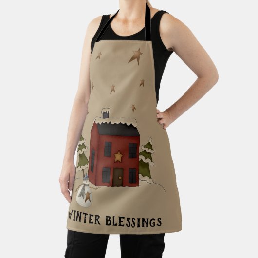 Wintersegmente - primitive Kolonialzeit mit Schnee Schürze (InSitu)