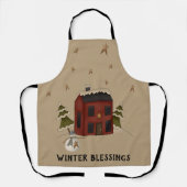 Wintersegmente - primitive Kolonialzeit mit Schnee Schürze (Vorderseite)