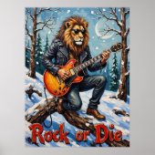 Winterserenade: Löwengefrorene Riffs Poster (Vorne)