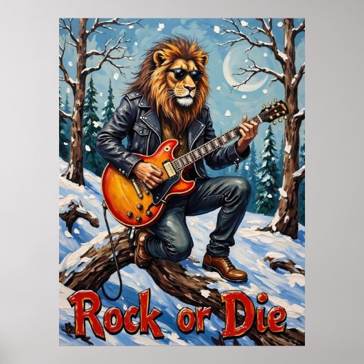 Winterserenade: Löwengefrorene Riffs Poster (Vorne)