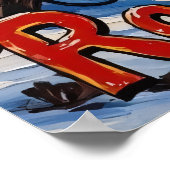 Winterserenade: Löwengefrorene Riffs Poster (Ecke)