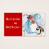 WINTERSERENADE VON SNOWMAN UND PENGUIN (Rückseite)