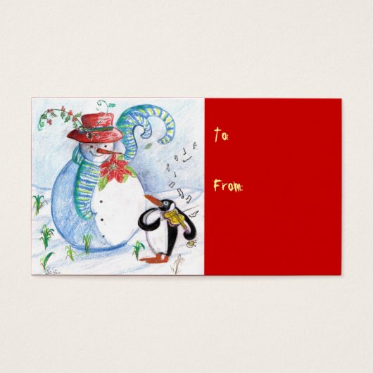 WINTERSERENADE VON SNOWMAN UND PENGUIN (Vorderseite)