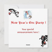 WINTERSERENADE VON SNOWMAN UND PENGUIN FEIERTAGSKARTE (Rückseite)