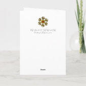 WINTERSERENADE VON SNOWMAN UND PENGUIN FEIERTAGSKARTE (Rückseite)