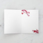 WINTERSERENADE VON SNOWMAN UND PENGUIN FEIERTAGSKARTE (Innenseite)