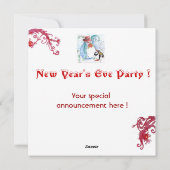 WINTERSERENADE VON SNOWMAN UND PENGUIN FEIERTAGSKARTE (Rückseite)