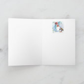 WINTERSERENADE VON SNOWMAN UND PENGUIN FEIERTAGSKARTE (Innenseite)