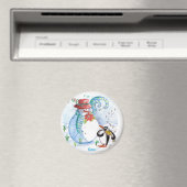 WINTERSERENADE VON SNOWMAN UND PENGUIN MAGNET (In Situ (Geschirrspüler))