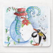 WINTERSERENADE VON SNOWMAN UND PENGUIN MOUSEPAD (Vorne)