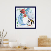 WINTERSERENADE VON SNOWMAN UND PENGUIN POSTER (Küche)