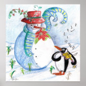 WINTERSERENADE VON SNOWMAN UND PENGUIN POSTER (Vorne)