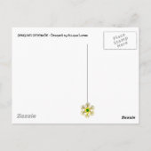 WINTERSERENADE VON SNOWMAN UND PENGUIN POSTKARTE (Rückseite)