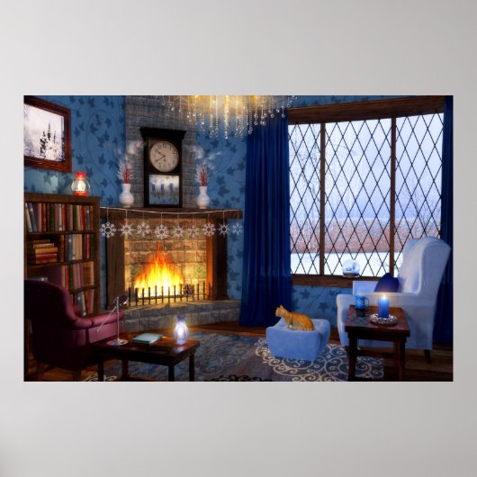 Winterserenity Print Poster (Vorne)