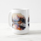 Winterserie 15 oz Klassische Tasse (Vorderseite Links)