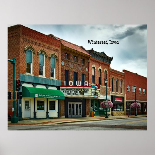 Winterset, Iowa Poster (Vorne)