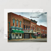 Winterset, Iowa Postkarte (Vorne/Hinten)