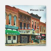 Winterset, Iowa, Stadtplatz Magnet (Vorne)