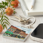 Winterset, Iowa, Stadtplatz Schlüsselanhänger (Vorderseite rechts)