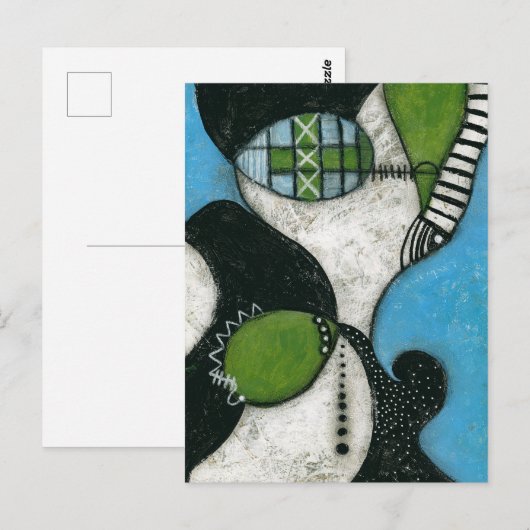 Winterskarte Postkarte (Vorne/Hinten)