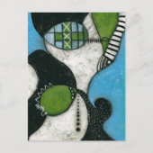 Winterskarte Postkarte (Vorderseite)