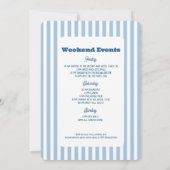 Winterski-Junggeselinnen-Abschied-Wochenende Einladung (Rückseite)