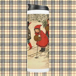 Winterski-Kaffee Thermosbecher