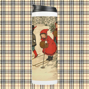 Winterski-Kaffee Thermosbecher