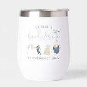 Winterski Resort Personalisierter Junggeselinnen-A (Links)