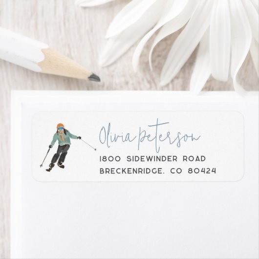 Winterski-Rücksendeadresse (Insitu)