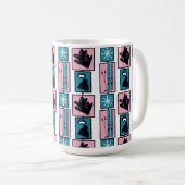 Winterskier & Zubehör Kaffeetasse (VorderseiteRechts)
