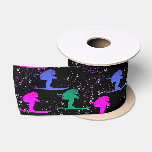 WINTERSKIFAHERER SATINBAND (Spule)
