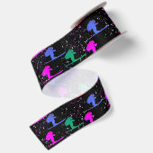 WINTERSKIFAHERER SATINBAND (Rückseite)