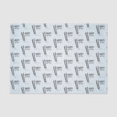 Winterskifahren Happy Holidays - Tissue Seidenpapier (Vorderseite)