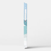 Winterskifahren individuelle Name Telefongehäuse Case-Mate iPhone Hülle (Rückseite / Links)