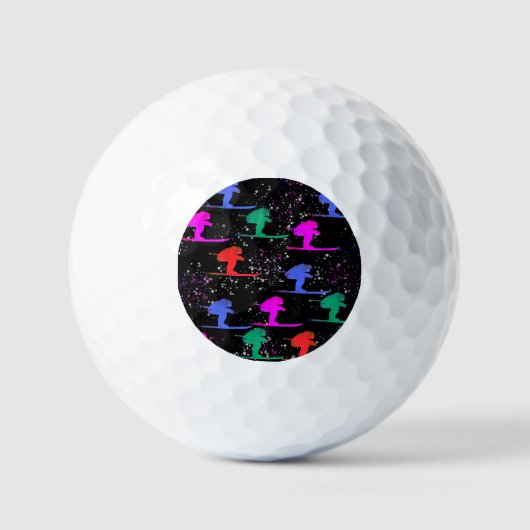 WINTERSKIFAHRER GOLFBALL (Vorderseite)