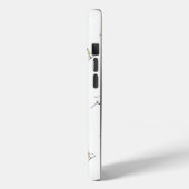 Winterskifahrer im Action-Muster Case-Mate iPhone Hülle (Rückseite / Links)