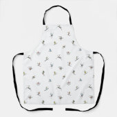 Winterskifahrer im Action-Muster Schürze (Vorderseite)