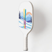Winterskigebirge Pickleball Schläger (Links)