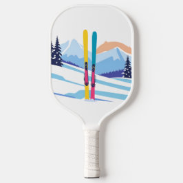 Winterskigebirge Pickleball Schläger