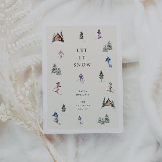 WINTERSLOPEN FEIERTAGSKARTE