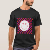WinterSmiley Face Liebe T-Shirt (Vorderseite)