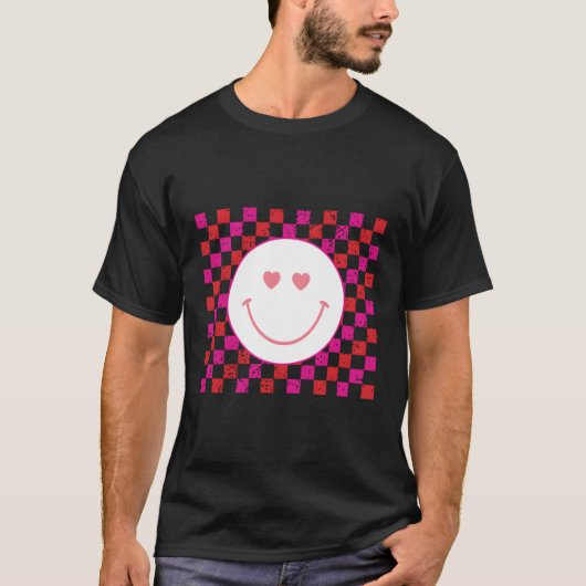 WinterSmiley Face Liebe T-Shirt (Vorderseite)