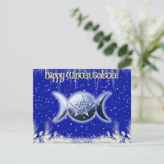 Wintersolstice 1 Postkarte (Stehend Vorderseite)